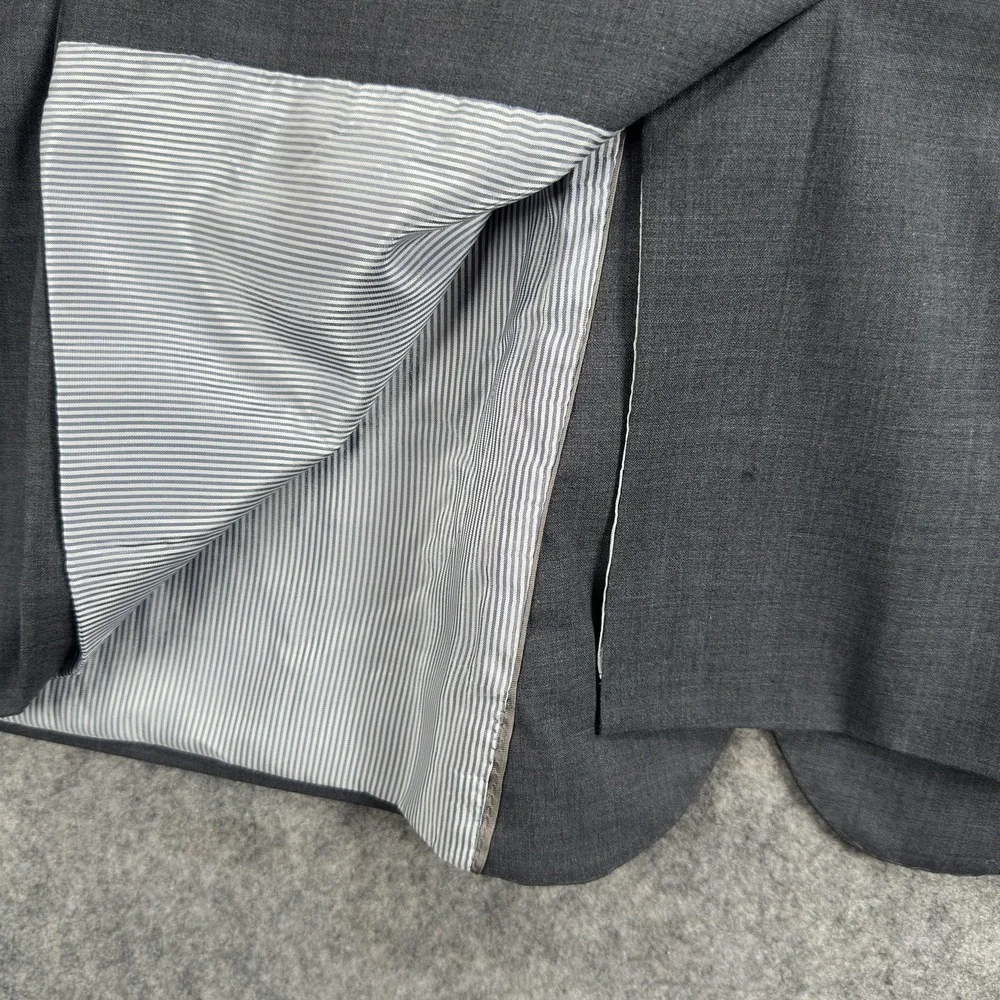 Brooks Brothers Suit Jacket Mens 48R Gray Wool Stretch Two Button‎ Explorer